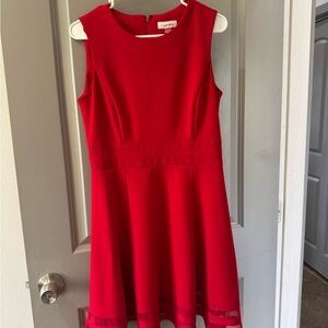 Calvin Klein Vibrant Red Dress